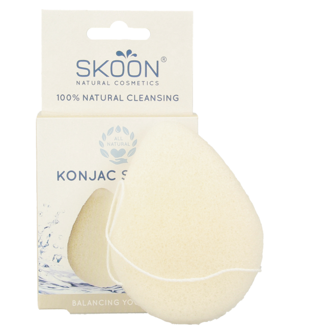 Konjac sponge pure organic 1 Piece