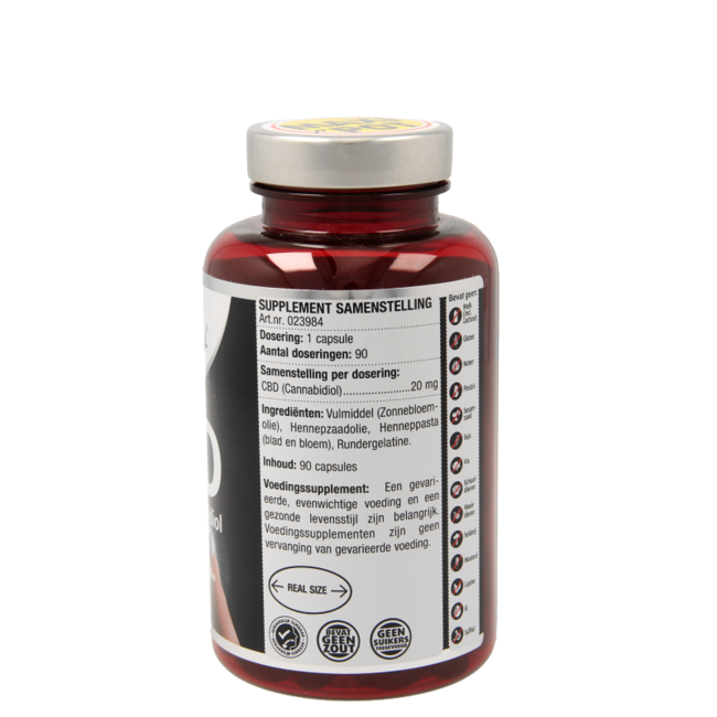 Lucovitaal Cannabidiol CBD 20mg 90 Cápsulas