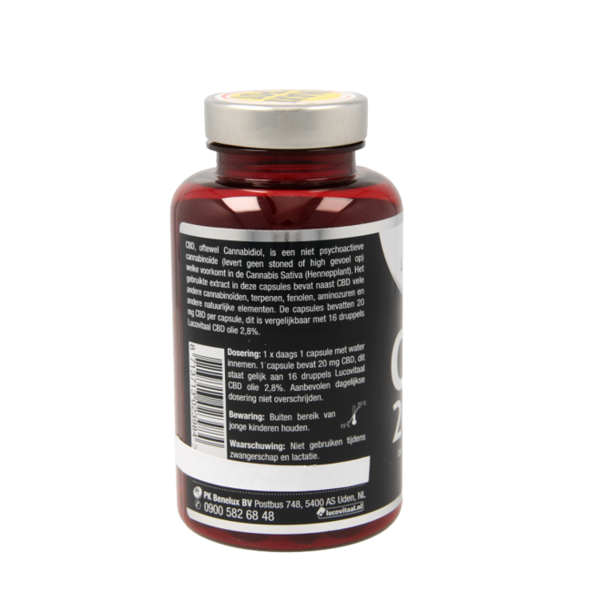 Lucovitaal Cannabidiol CBD 20mg 90 Capsule