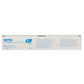 Nipro Nipro 2-part central syringe 2ml 100 pieces