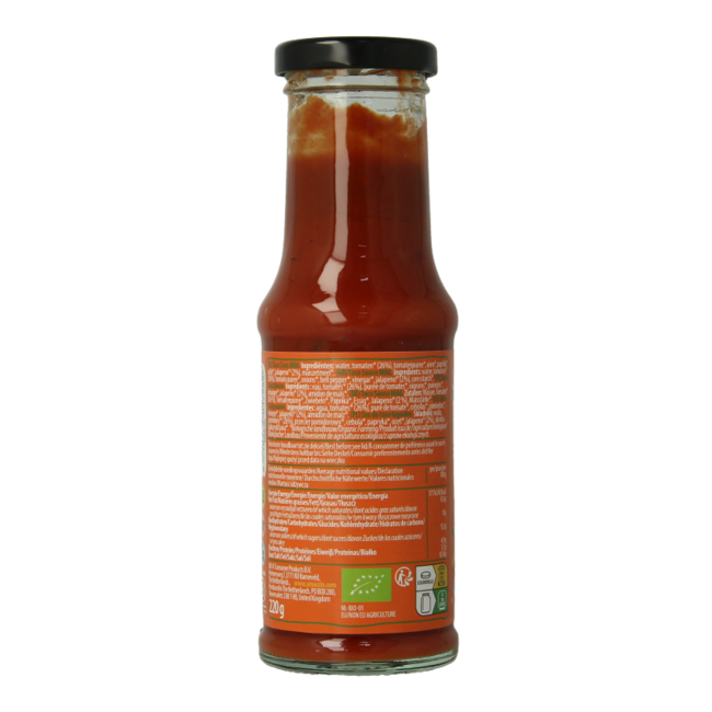 Amaizin Salsa para tacos suave bio 220 gramos