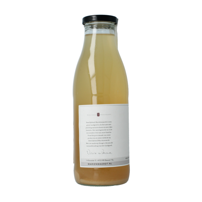 Marienwaerdt Jus de pomme biologique 750 Millilitres