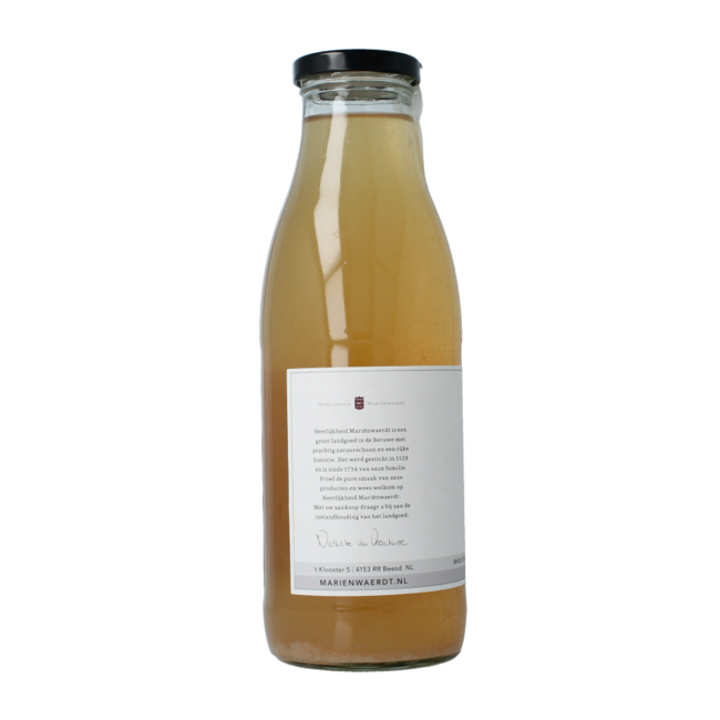Marienwaerdt Organic Pear Juice 750 Millilitres