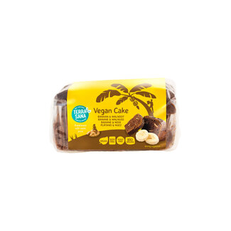 TerraSana TerraSana Pastel vegano de plátano y nuez bio 350 gramos