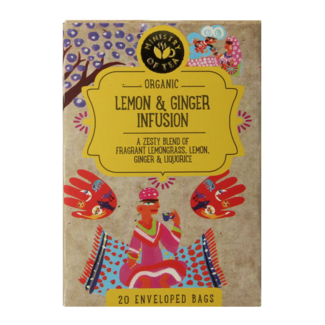 Ministry Of Tea Ministry Of Tea Lemon & ginger organic 20 bags