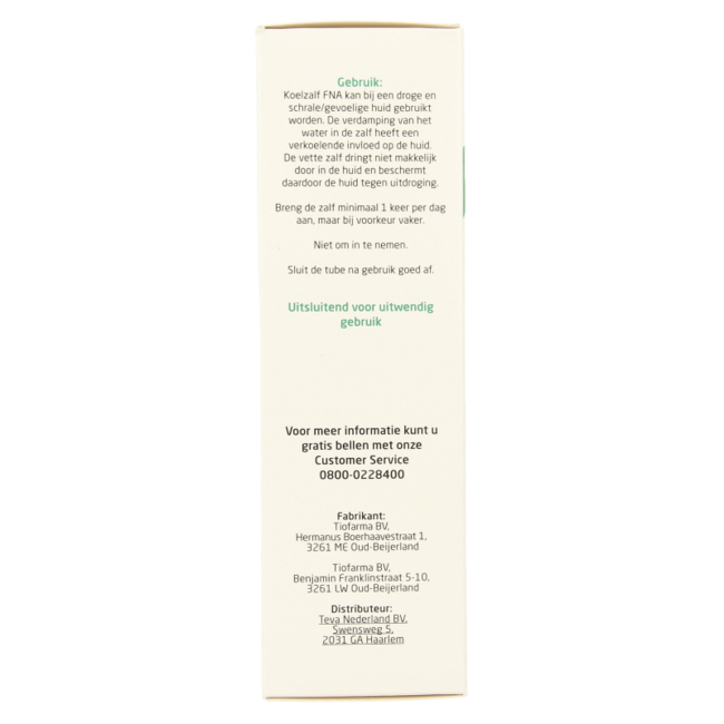 Cooling Ointment FNA 100g