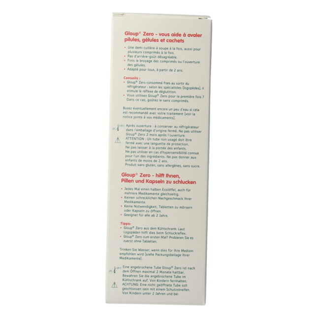 Zero Medikamenteneinnahme-Gel Himbeere 150 Milliliter