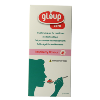Gloup Zero Medikamenten-Einnahmegel Himbeere 500 Milliliter