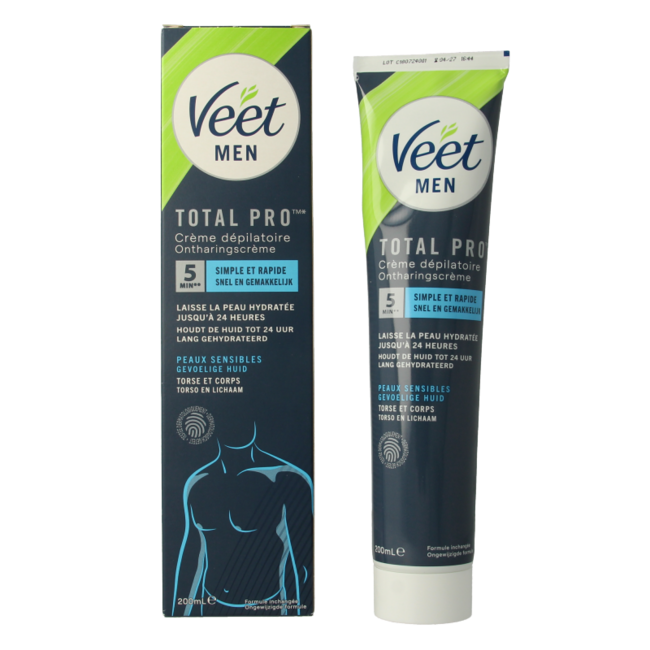 Crema depilatoria Veet Men Sensitive 200 Millilitri