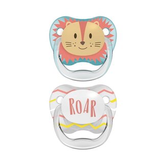 Dr. Brown's Dummy prevent animal faces F1 blue 2 pieces