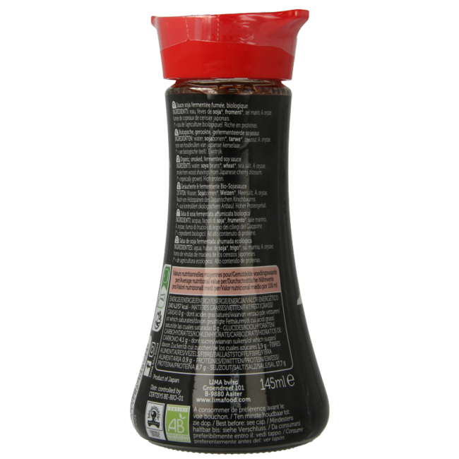 Lima Shoyu smoked dispenser bio 145 Milliliter