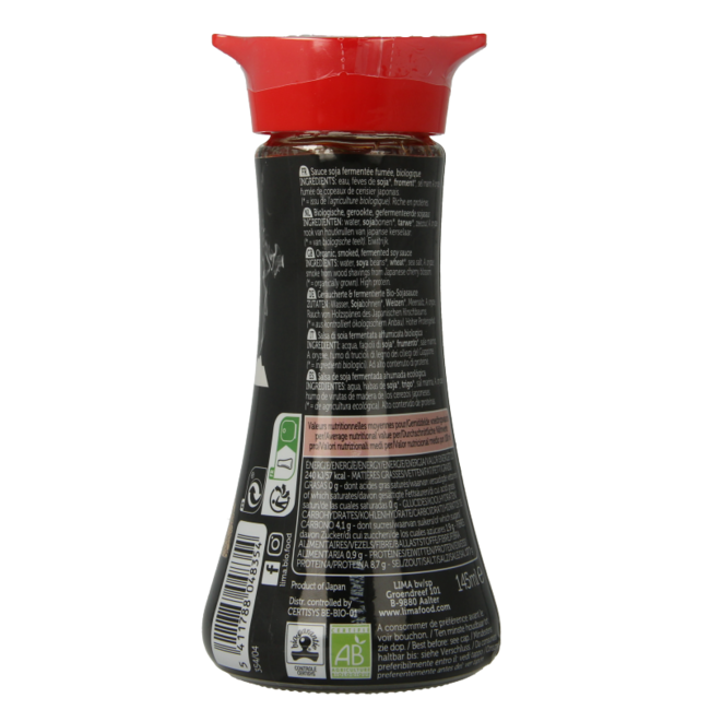 Lima Shoyu smoked dispenser organic 145 Millilitres