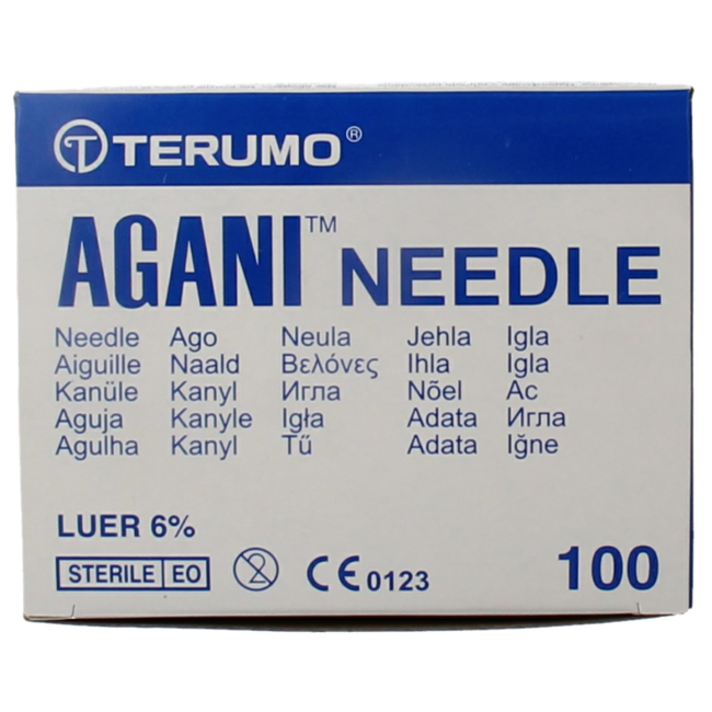 Terumo Hypodermic Needle 21G Green 0.8 x 16mm 100 Pieces