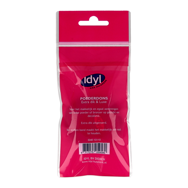 Idyl Puderquaste schwarz extra dick & luxuriös 1 Stück