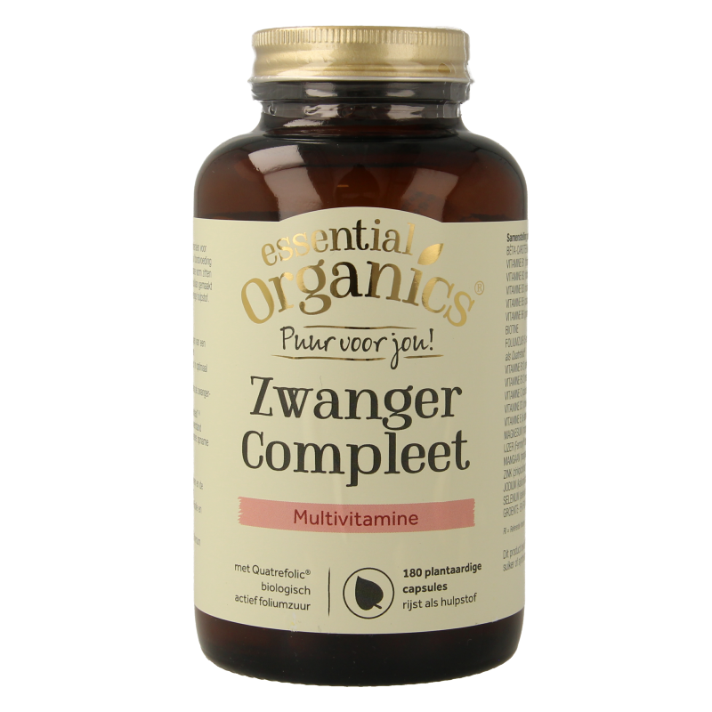 Essential Organics Zwanger compleet puur 180 Vegetarische capsules