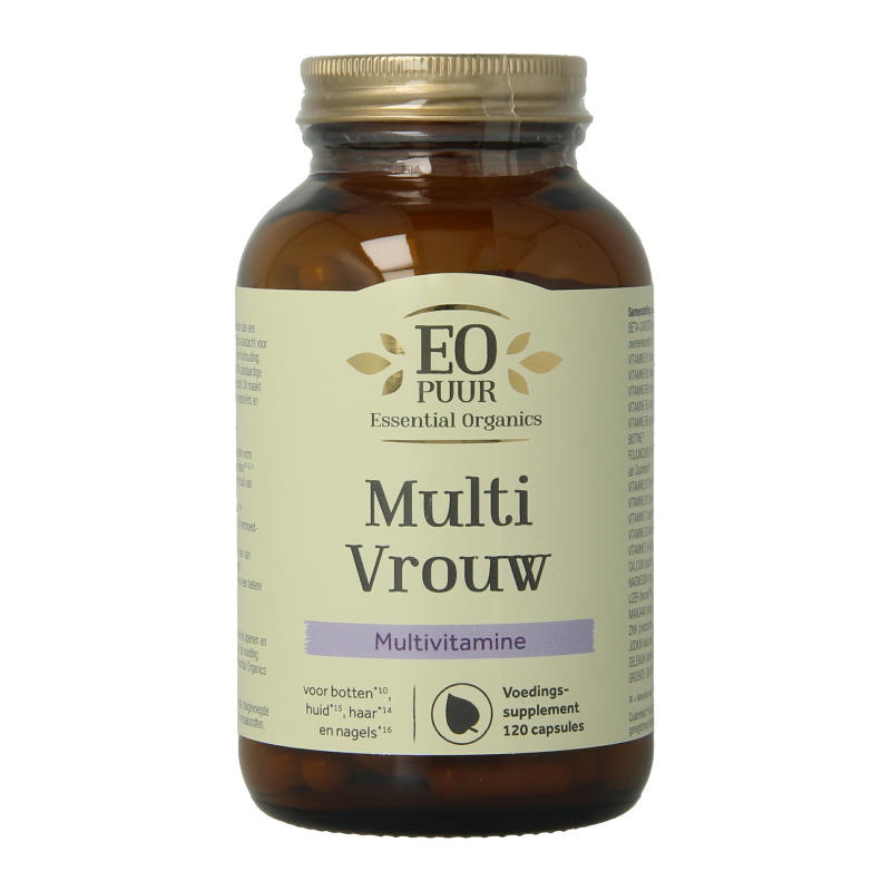Essential Organics Multi vrouw puur 120 Vegetarische capsules
