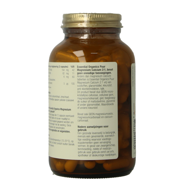 Essential Organ Magnesio Calcio 2:1 puro 120 Capsule Vegetali