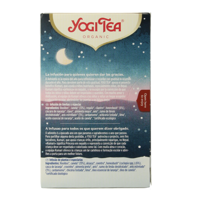 Herbata świąteczna bio Yogi Tea 17 torebek