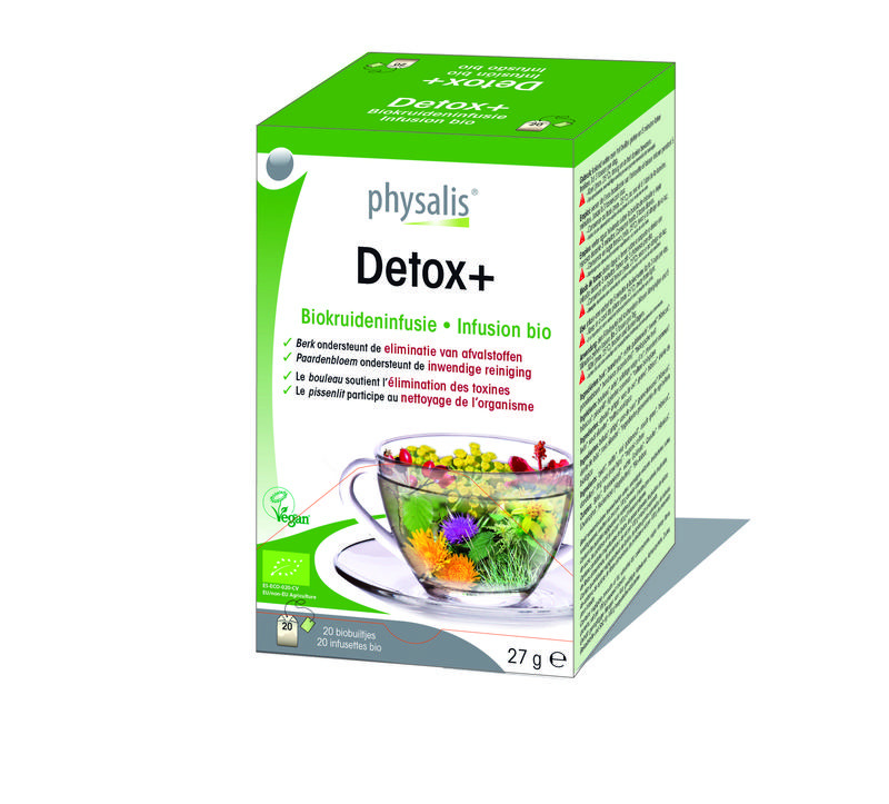 Physalis Detox+ thee bio 20 Zakjes