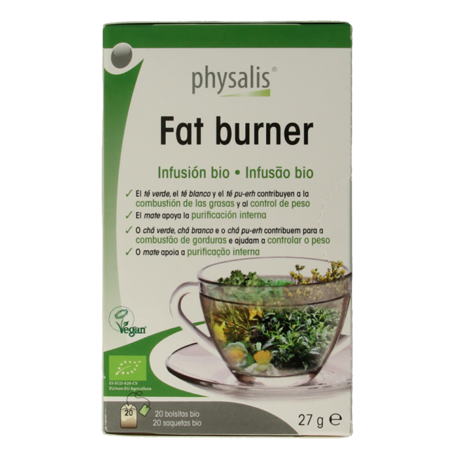 Physalis Fat burner thee bio 20 Zakjes