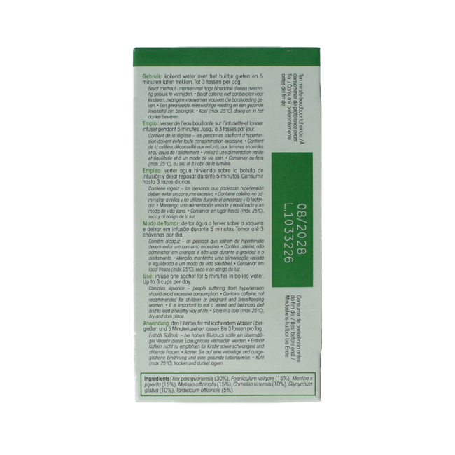 Physalis Organic Flat Tummy Tea 20 Bags