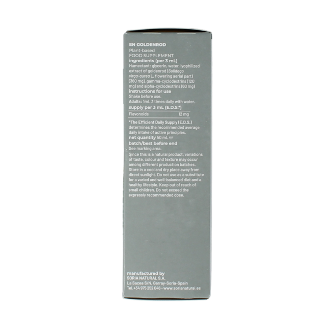 Extracto de Solidago virgaurea de Soria Natural 50 mililitros