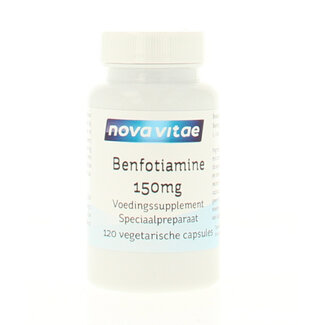 Nova Vitae Nova Vitae Benfotiamine (Vitamin B1) 150mg 120 Vegetarian Capsules