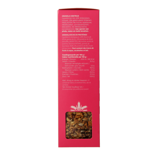 De Halm Organic High-Protein Granola 350 Gram