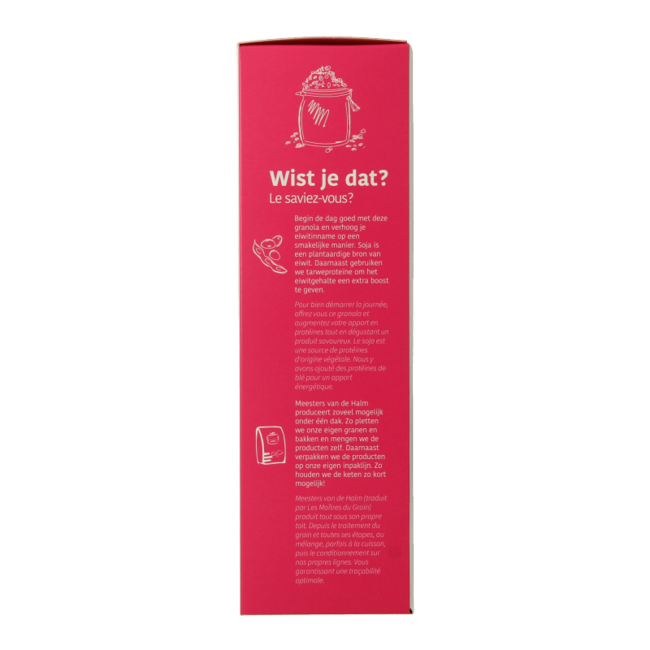 De Halm Organic High-Protein Granola 350 Gram