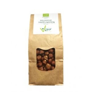 Vitiv Nocciole Vitiv biologiche con pellicina 250 Grammi
