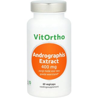 VitOrtho Andrographis extract 400 mg 60 Vegetarian capsules