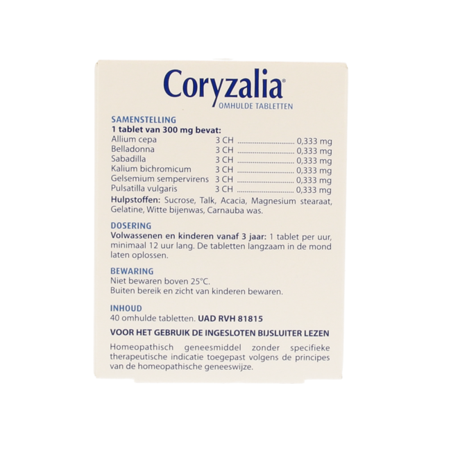 Coryzalia 40 Compresse