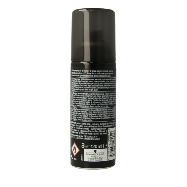Syoss Spray Cubre Raíces Rubio Medio 120,00 mililitros