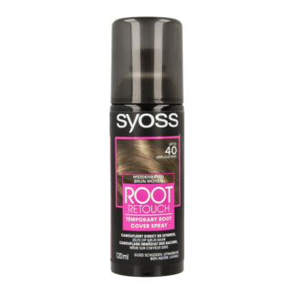 Syoss Syoss Spray Cubre Raíces Marrón Medio 120 Mililitros