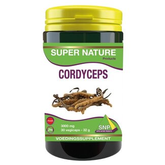 SNP SNP Cordyceps Extra Forte 3000mg Pure 30 Vegetarian Capsules