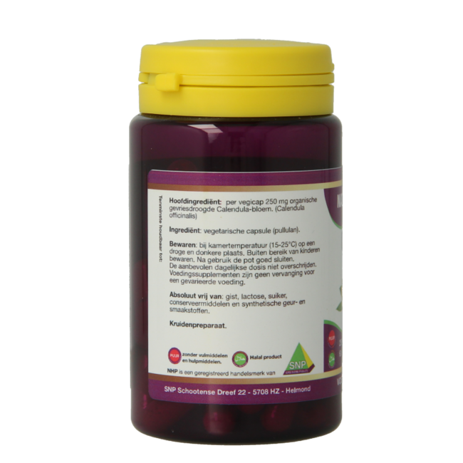 NHP Calendula 250mg pur 60 gélules végétales