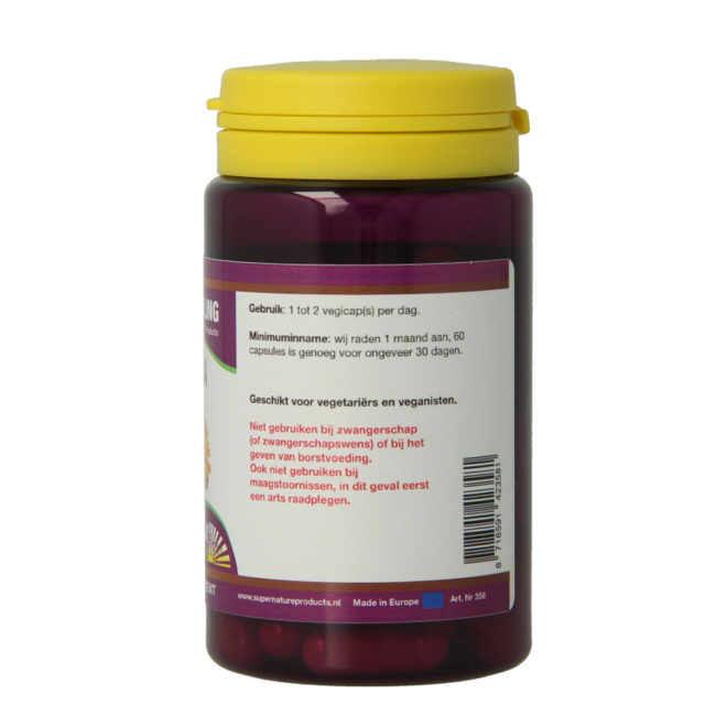 NHP Calendula 250mg puro 60 Cápsulas vegetarianas