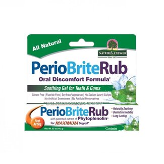 Natures Answer Natures Answer PerioBrite Rub tandvleesgel 22 kruiden Q10 14 Gram