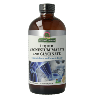 Natures Answer Natures Answer Vloeibaar magnesium malaat & bisglycinaat 480 Milliliter