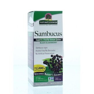 Natures Answer Natures Answer Sambucus ekstrakt z czarnego bzu bezalkoholowy 120 mililitrów