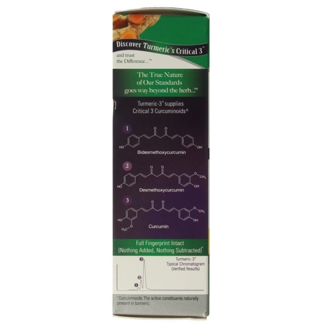 Natures Answer Turmeric-3 Estratto di Curcuma senza alcol 30 Millilitri