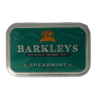 Barkleys Klasyczne miętówki miętowe (Spearmint) 50 gramów