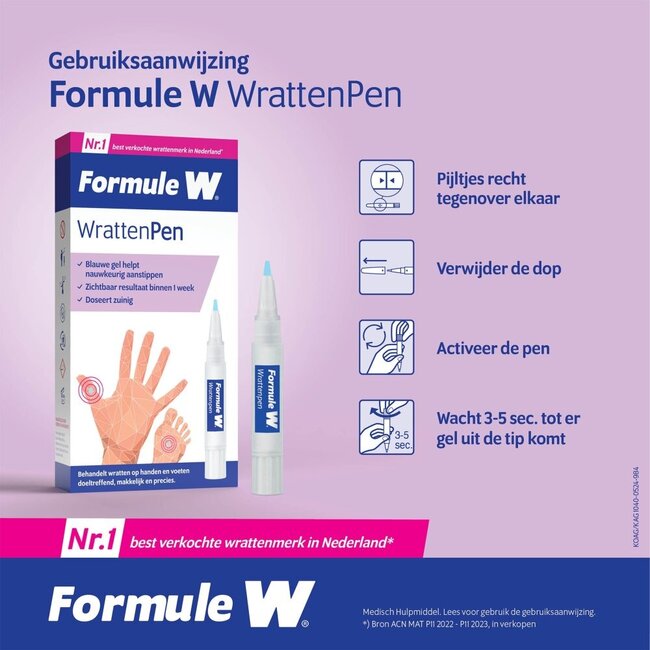 Formule W Stylo Verrues 1,5 ml