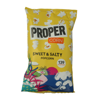 Proper Corn Proper Corn Popcorn sweet & salty 30 Gram