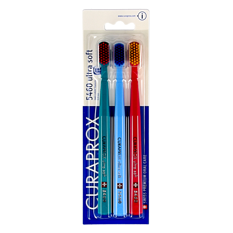 Curaprox Cepillo de dientes ultra suave 3 unidades