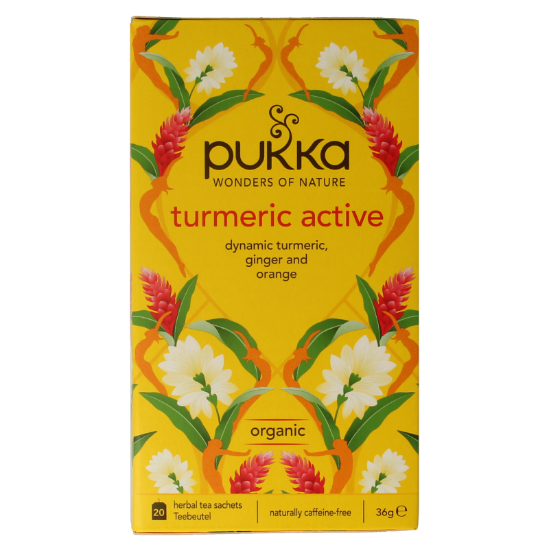 Pukka Tumeric active tea bio 20 Zakjes