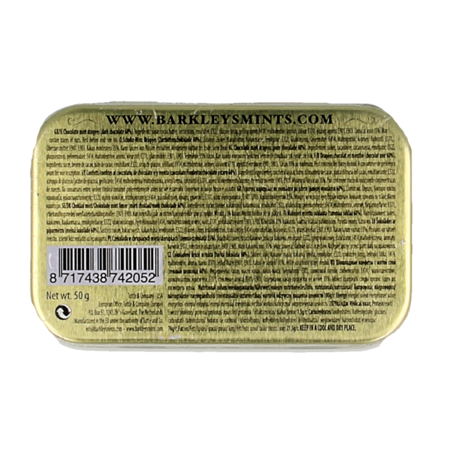 Schokoladenminzpastillen Minze 50 Gramm