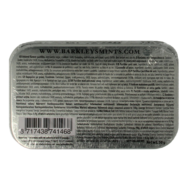 Classic mints aniseed 50 Gram