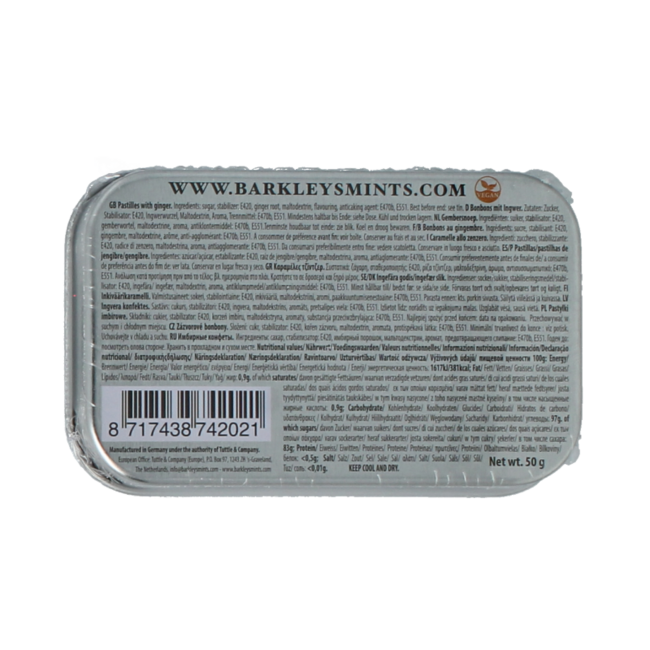 Pastilles classiques au gingembre 50 g