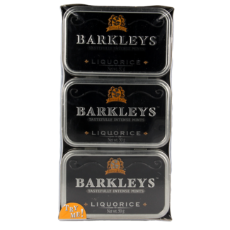 Barkleys Caramelos clásicos de regaliz 50 gramos